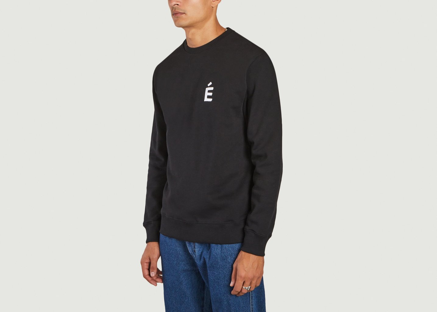 L'exception Sweatshirt Story Patch Noir Etudes Studio