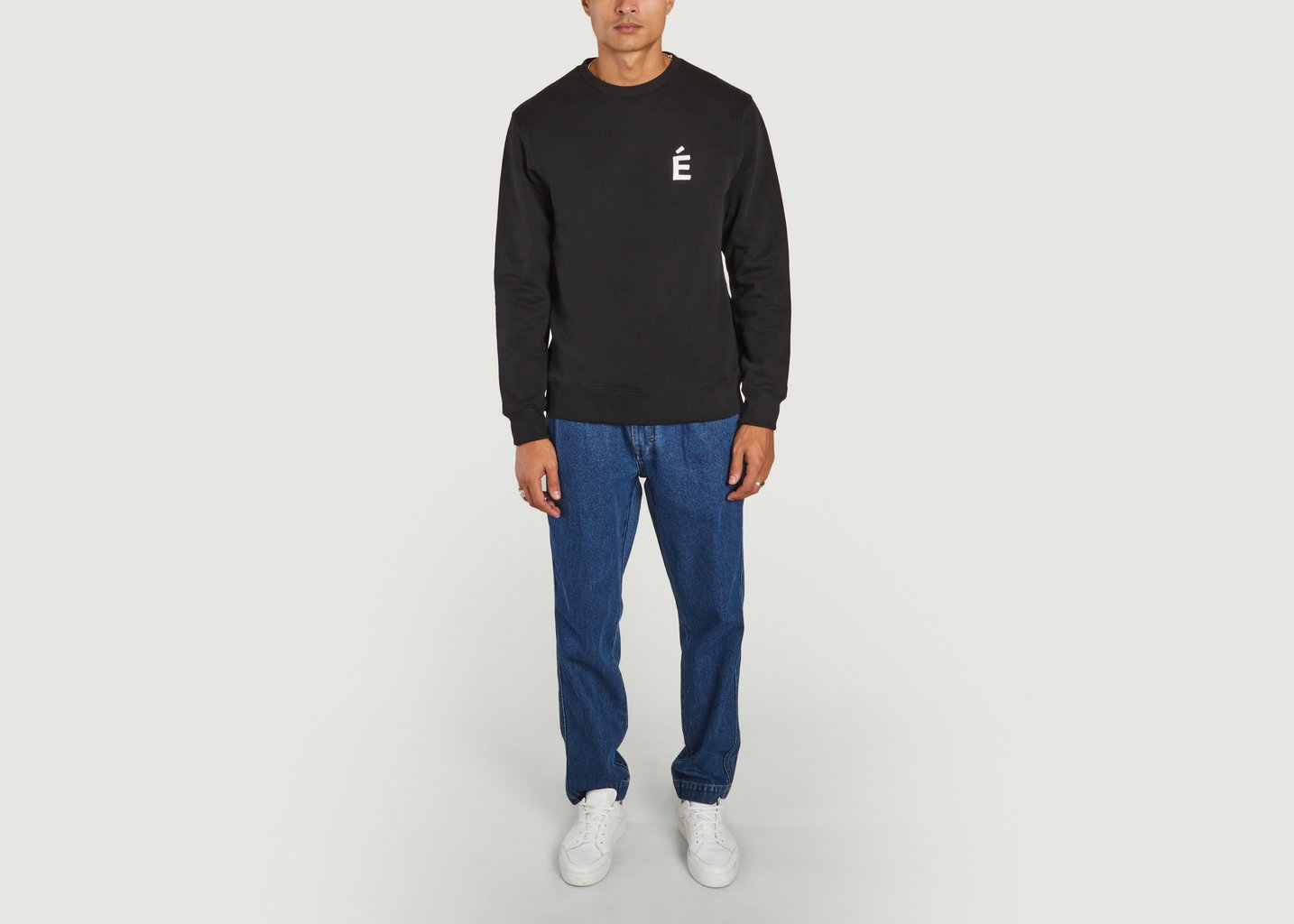 L'exception Sweatshirt Story Patch Noir Etudes Studio