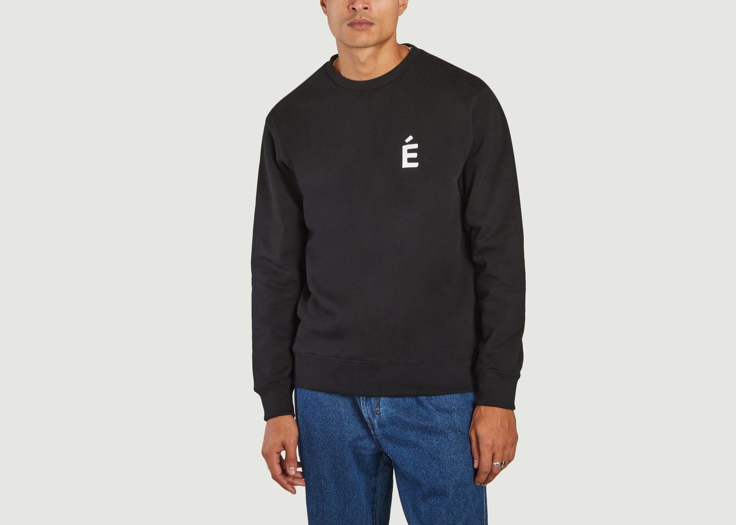 l'exception Sweatshirt Story Patch Noir Etudes Studio
