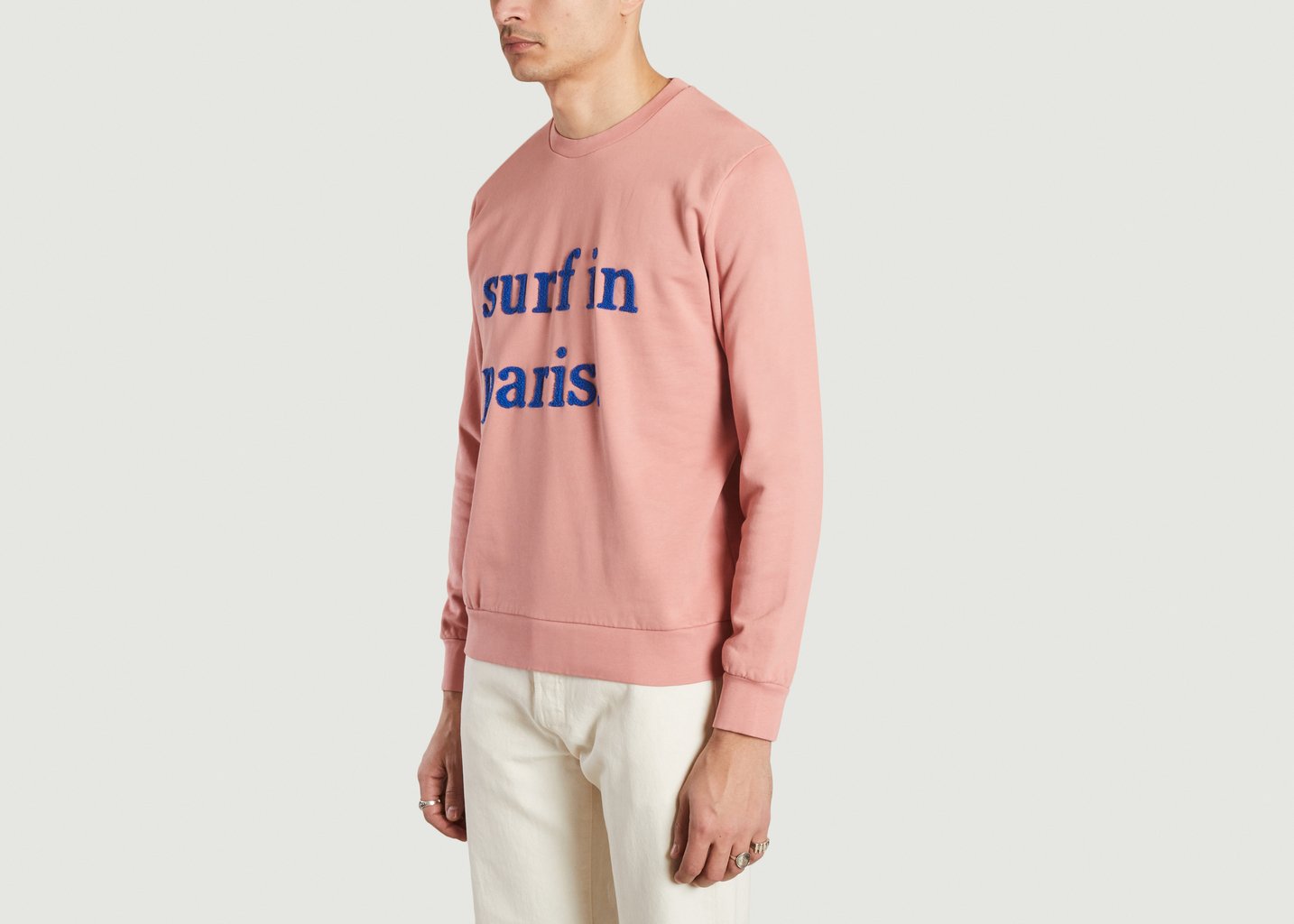 L'exception Sweatshirt Surf In Paris Rose Cuisse De Grenouille