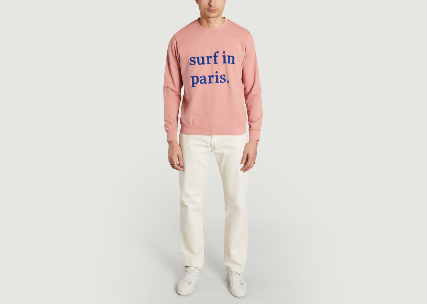 L'exception Sweatshirt Surf In Paris Rose Cuisse De Grenouille