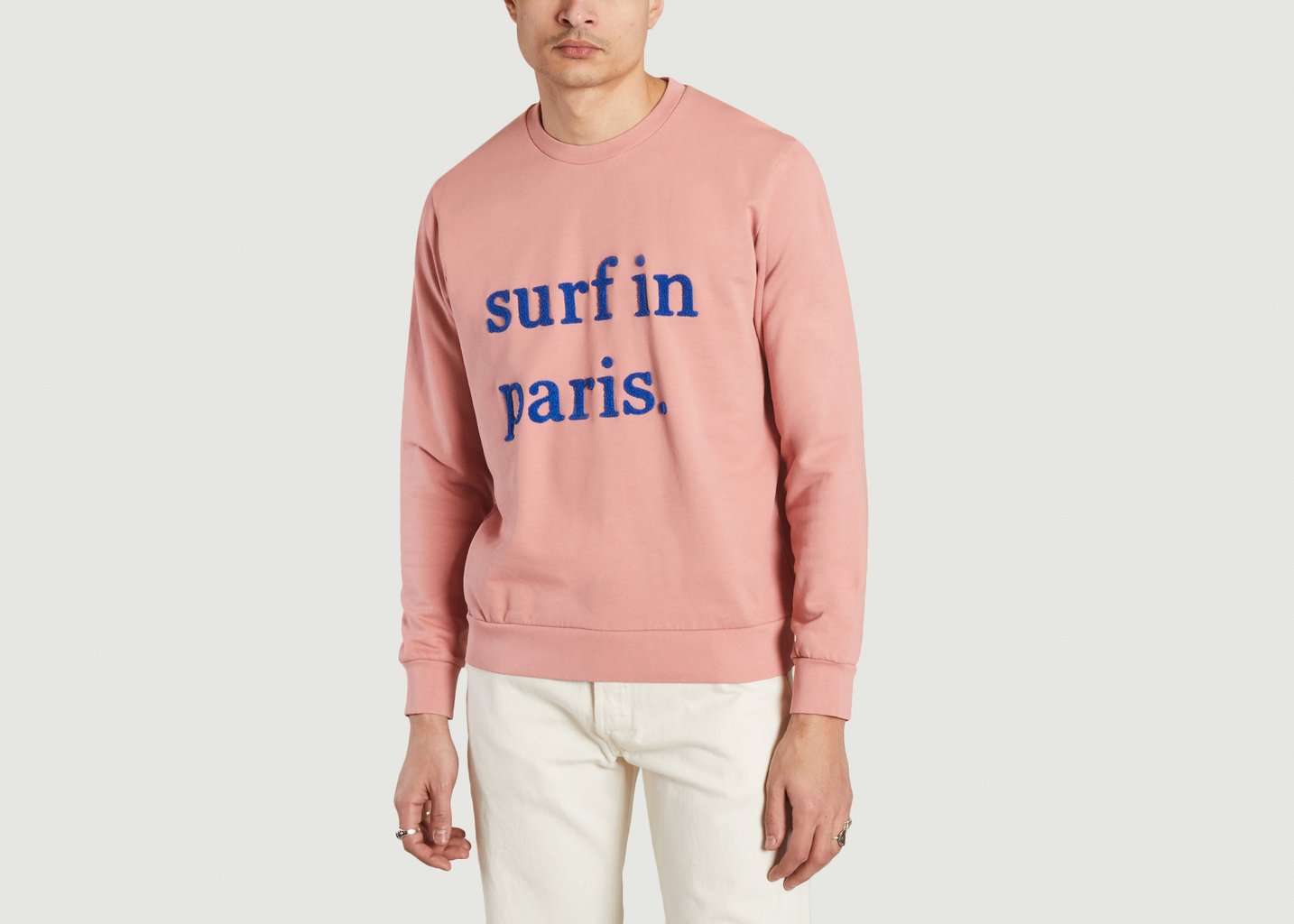 l'exception Sweatshirt Surf In Paris Rose Cuisse de Grenouille