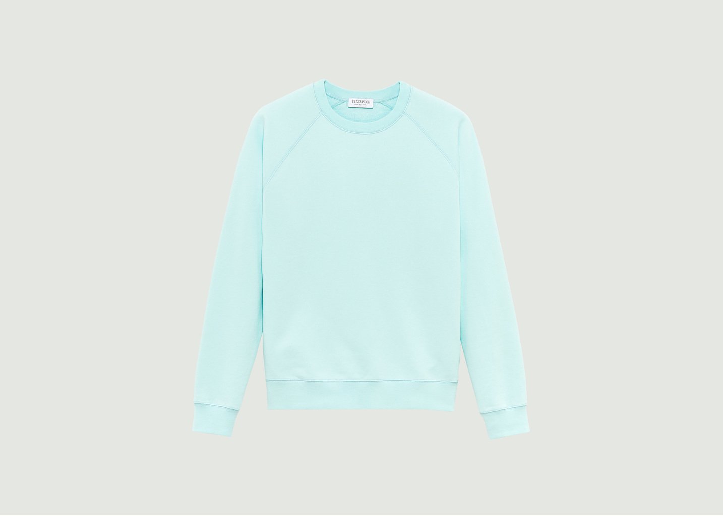 l'exception Sweatshirt Uni Bleu Clair L'Exception Paris
