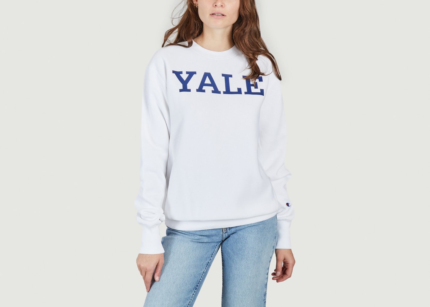L'exception Sweatshirt Universitaire Blanc Champion
