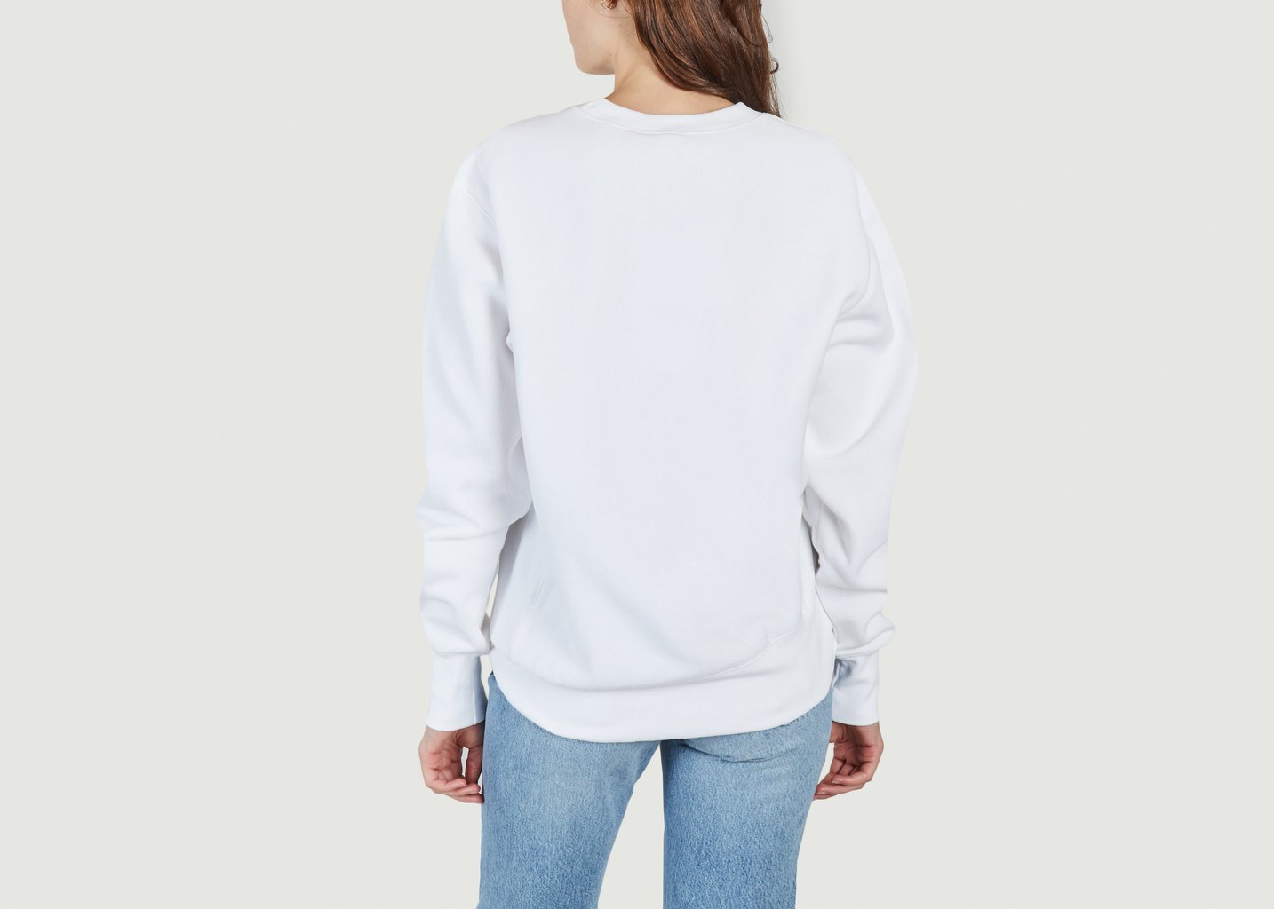 L'exception Sweatshirt Universitaire Blanc Champion