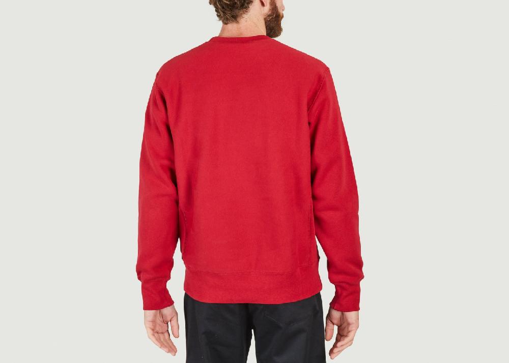 L'exception Sweatshirt Universitaire Rouge Foncé Champion