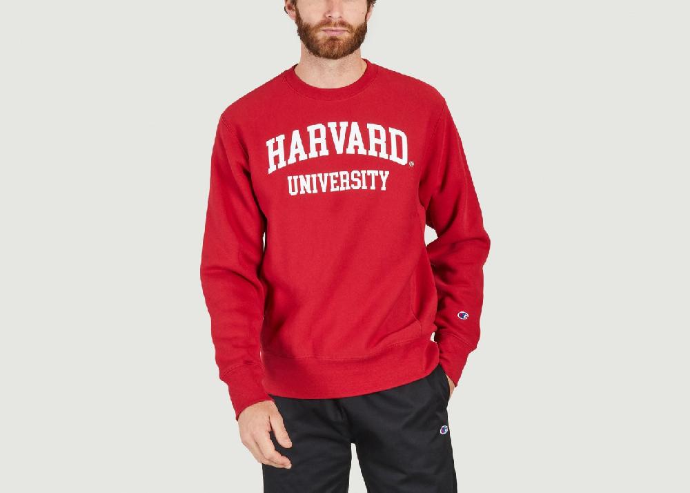 l'exception Sweatshirt universitaire Rouge Foncé Champion