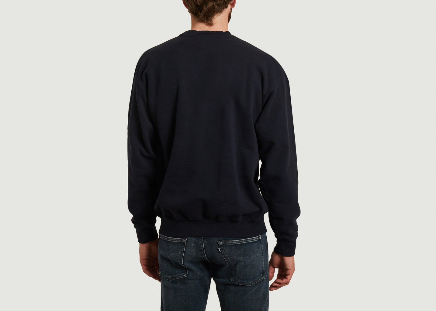 L'exception Sweatshirt University Bleu Marine Harmony