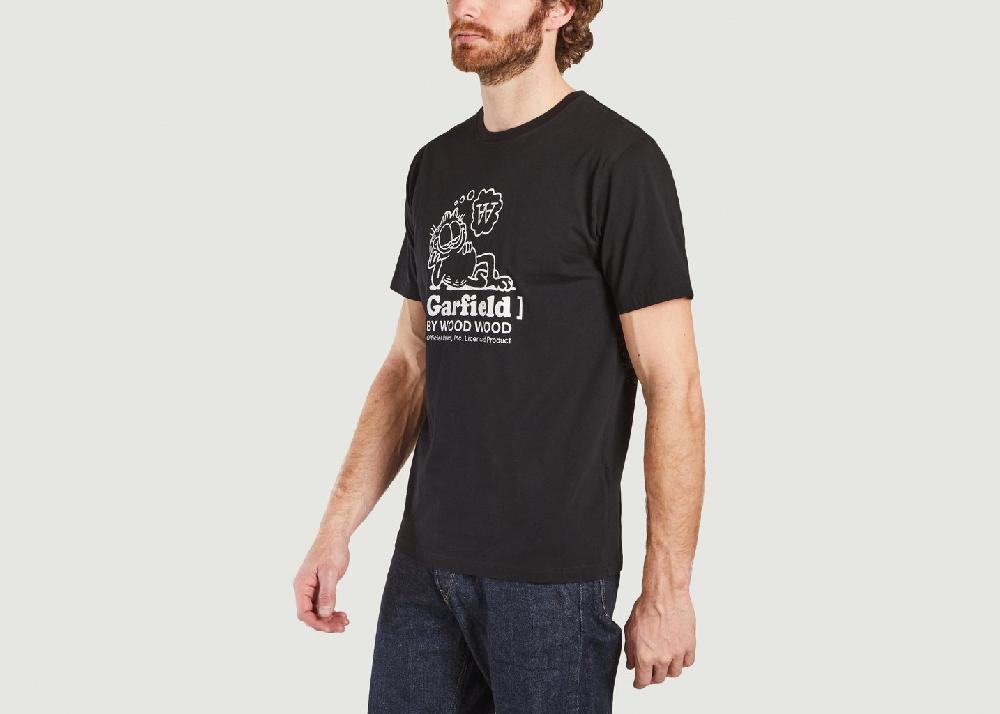 L'exception T Shirt Ace Chill Wood Wood X Garfield Noir Wood Wood