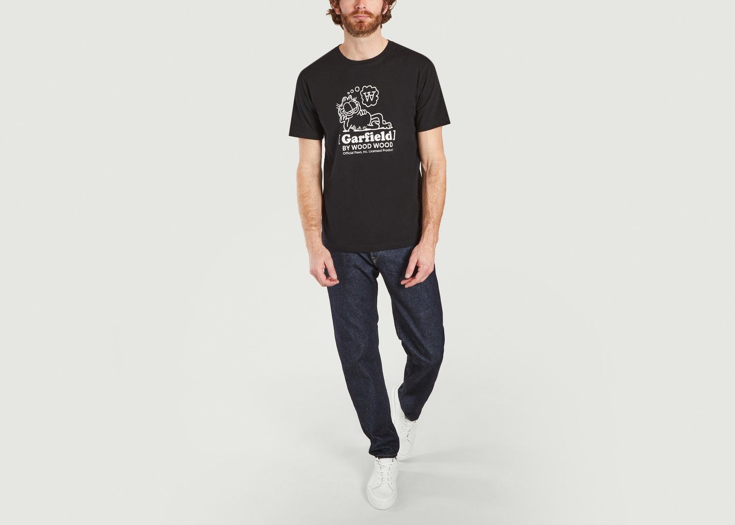 L'exception T Shirt Ace Chill Wood Wood X Garfield Noir Wood Wood