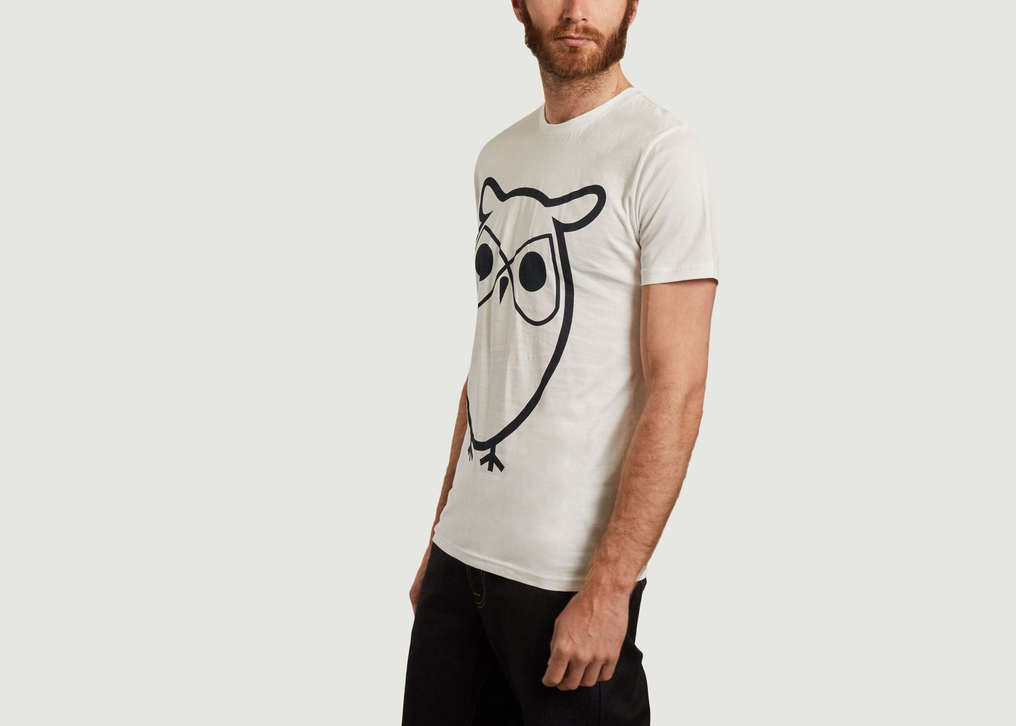 L'exception T Shirt Alder Blanc Knowledge Cotton Apparel