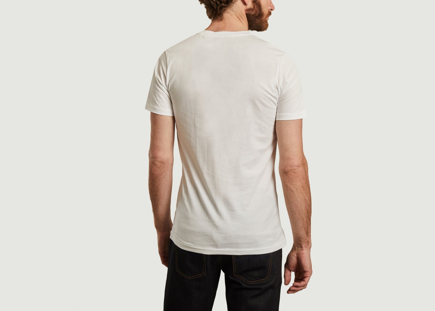 L'exception T Shirt Alder Blanc Knowledge Cotton Apparel