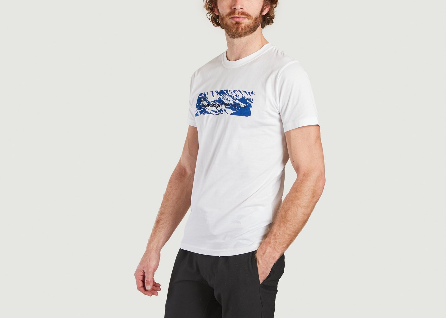 L'exception T Shirt Alder Certifié GOTS Blanc Knowledge Cotton Apparel
