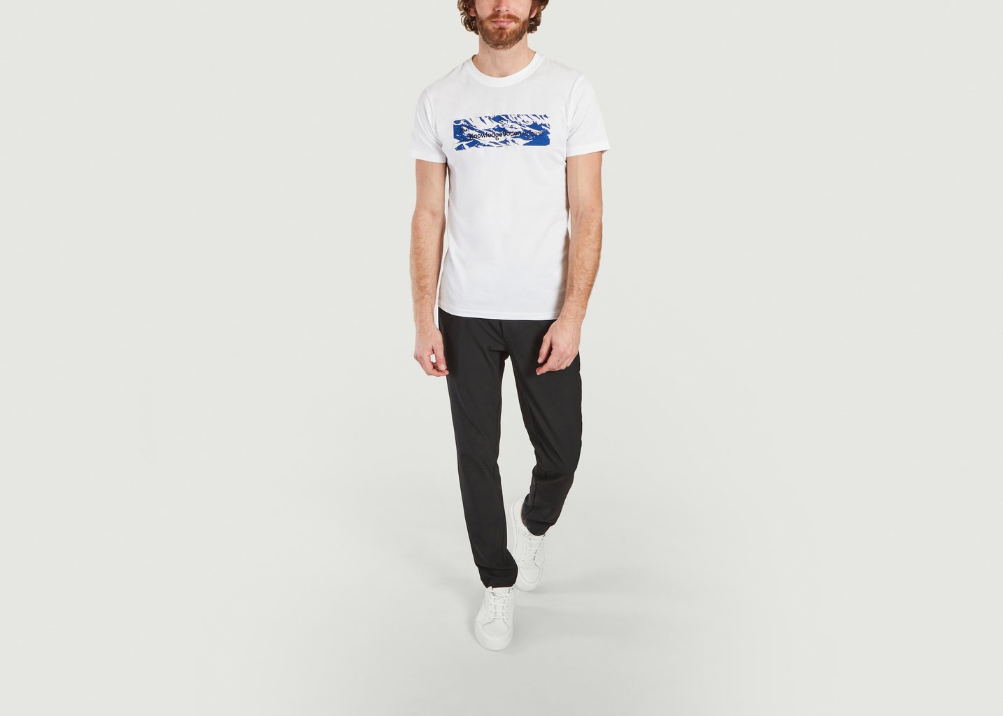 L'exception T Shirt Alder Certifié GOTS Blanc Knowledge Cotton Apparel
