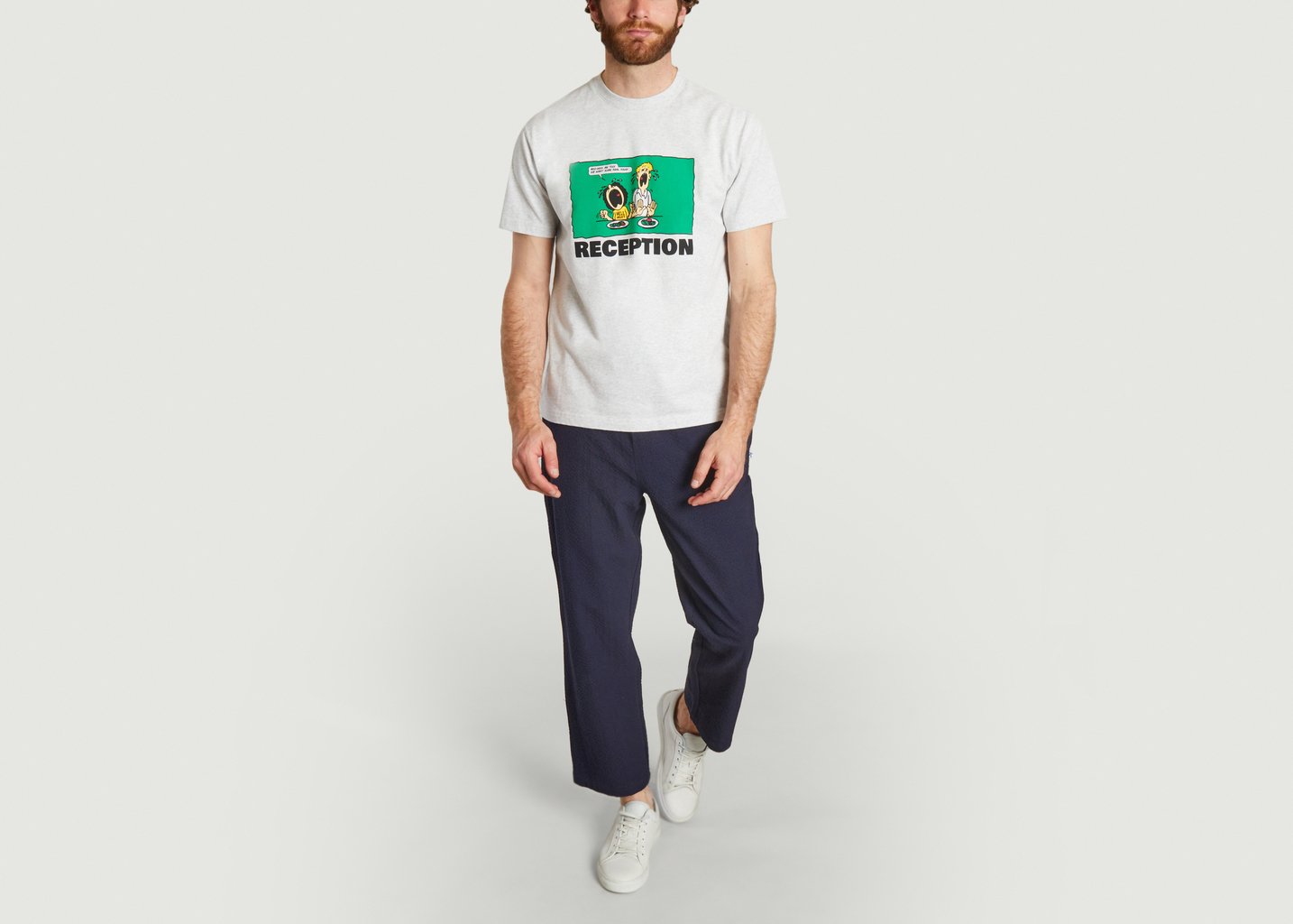L'exception T Shirt Athletic Boo Gris Reception Clothing
