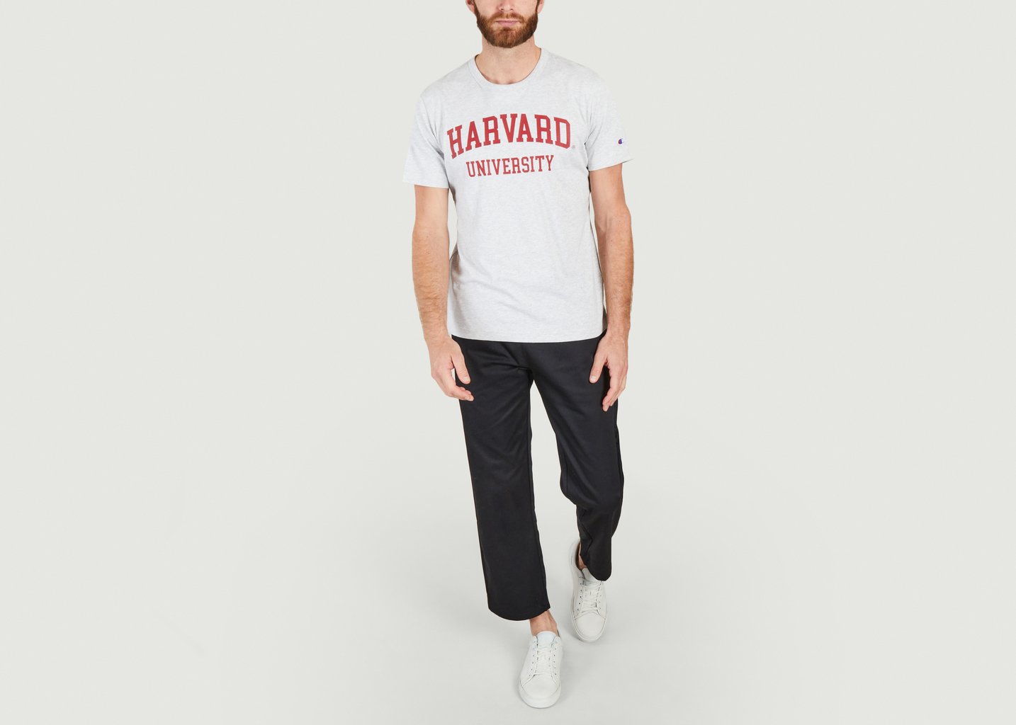 L'exception T Shirt Athletic En Jersey Gris Léger Champion