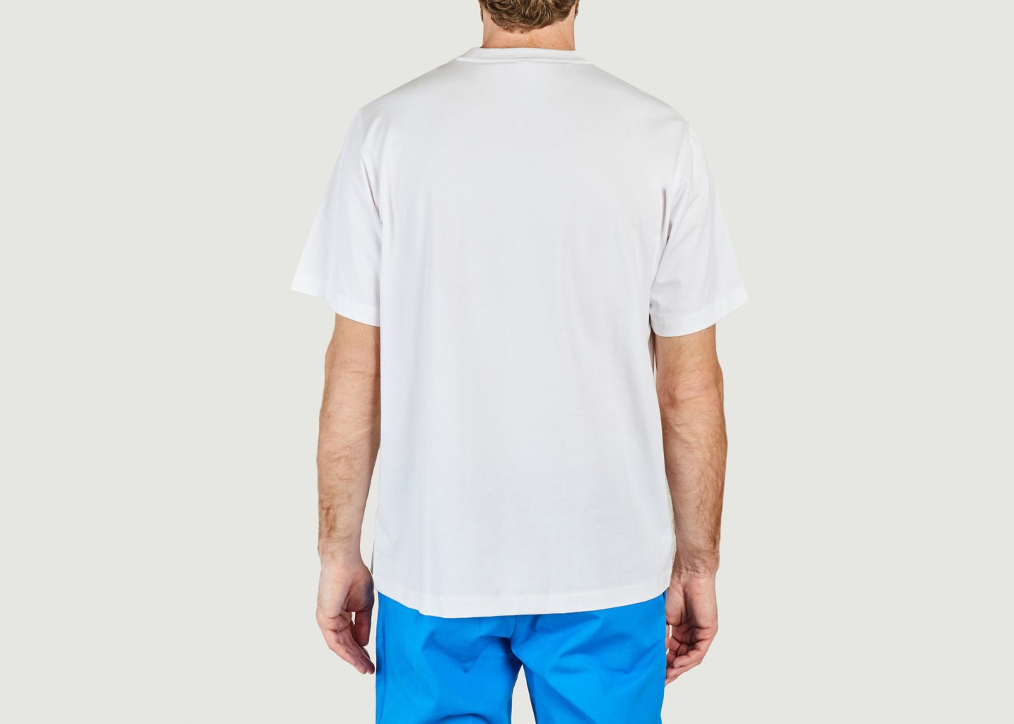 L'exception T Shirt Avec Grand Imprimé Siglé Blanc M.C. Overalls