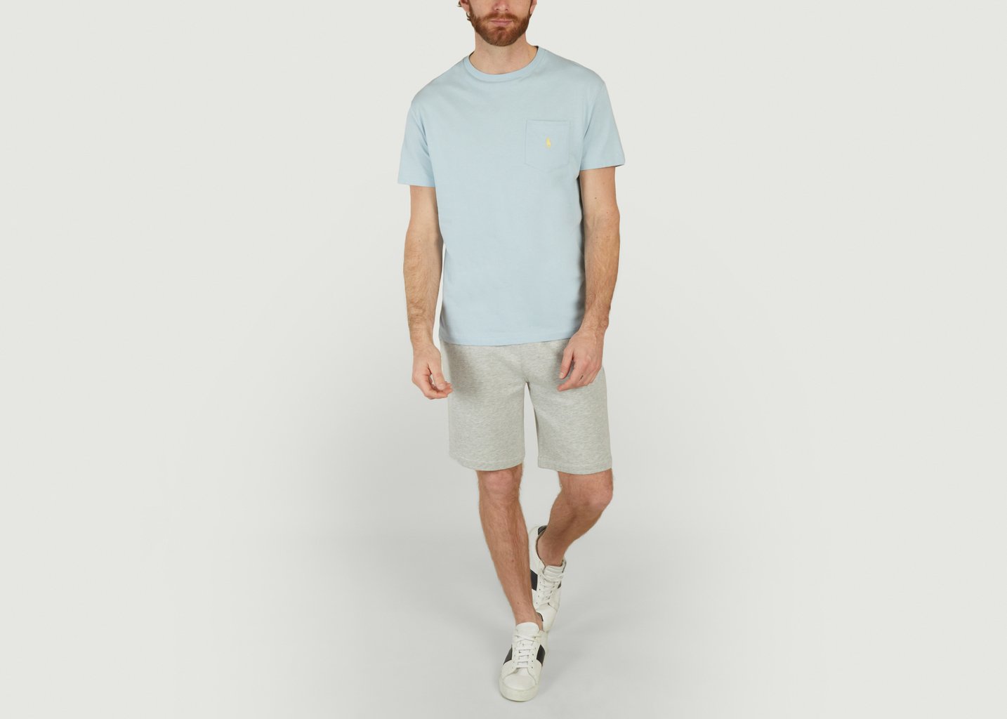 L'exception T Shirt Basique Bleu Clair Polo Ralph Lauren