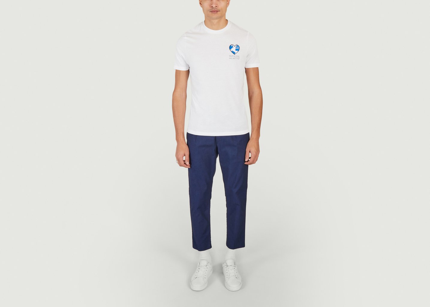 L'exception T Shirt Blue Earth Blanc JagVi Rive Gauche