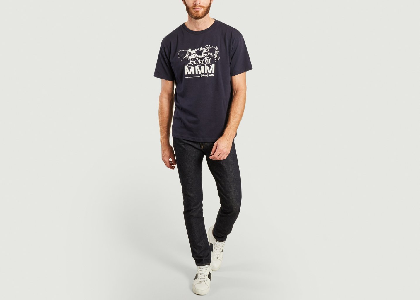 L'exception T Shirt Bobo Wood Wood X Disney Bleu Marine Wood Wood