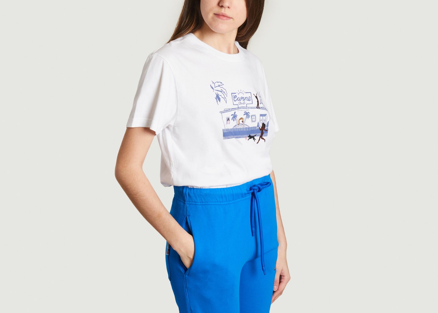 L'exception T Shirt Carne Club Lovers Blanc Carne Bollente