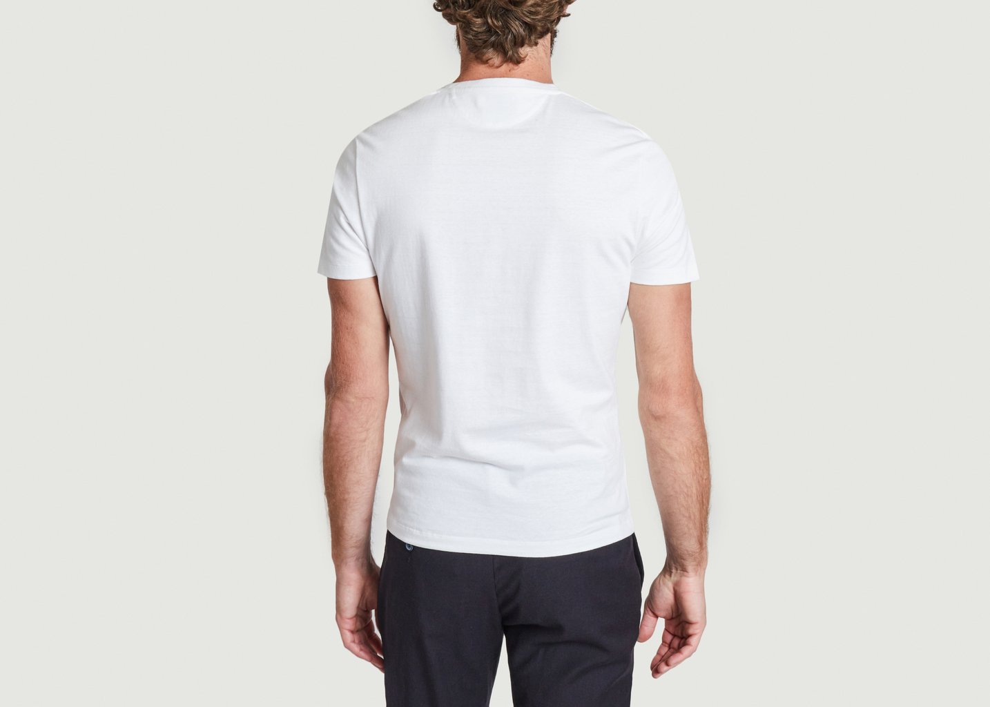 L'exception T Shirt Col Rond Manches Courtes Blanc JagVi Rive Gauche