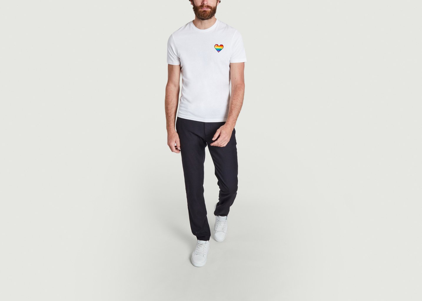 L'exception T Shirt Col Rond Manches Courtes Blanc JagVi Rive Gauche