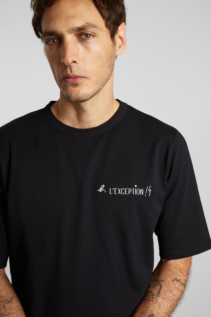 L'exception T Shirt Collaboration 10 Ans L'Exception X Agnès B Noir L'Exception Paris