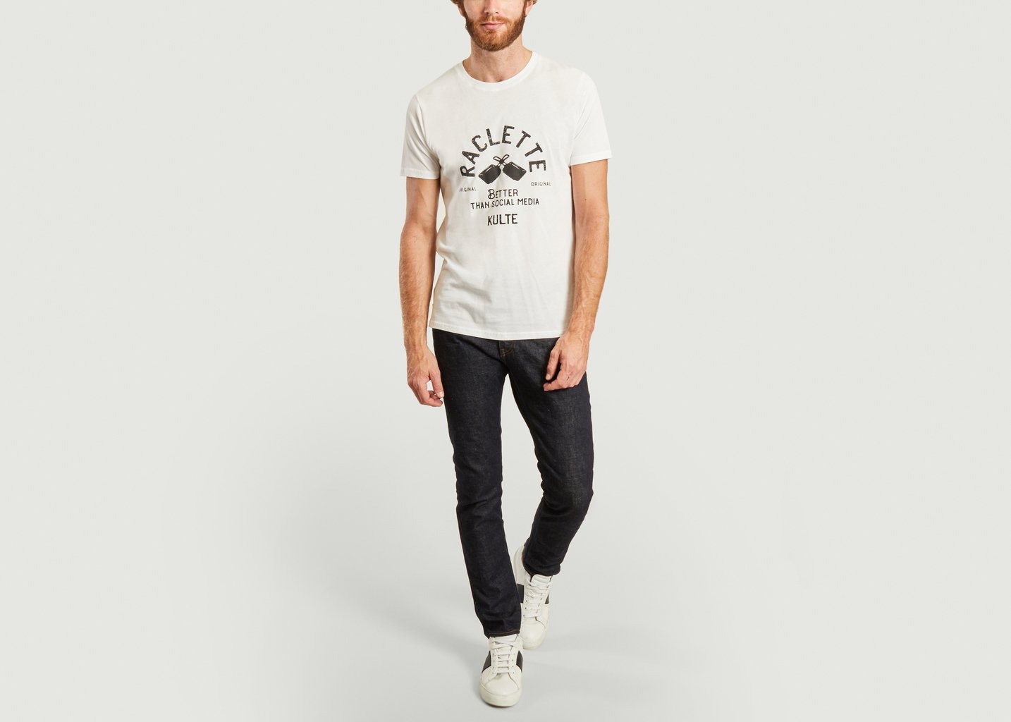 L'exception T Shirt Collection Raclette Blanc Kulte