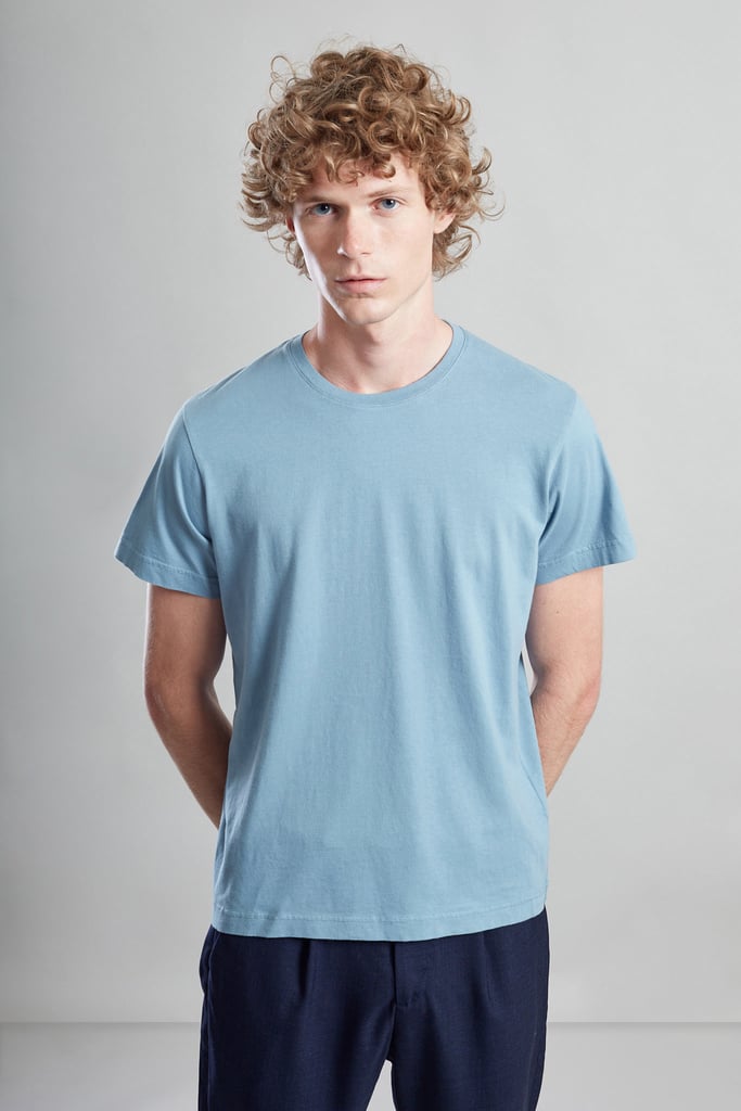L'exception T Shirt Coton Bio Bleu Clair L'Exception Paris