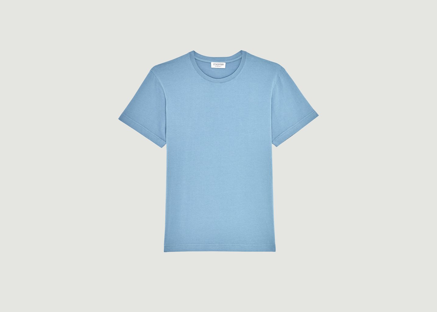 l'exception T Shirt Coton Bio Bleu Clair L'Exception Paris