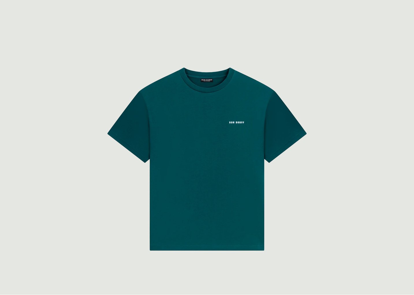 l'exception T shirt Coton Biologique Vert Foncé Ron Dorff