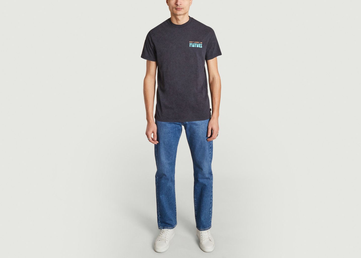 L'exception T Shirt Cowley Anthracite Picture Organic Clothing
