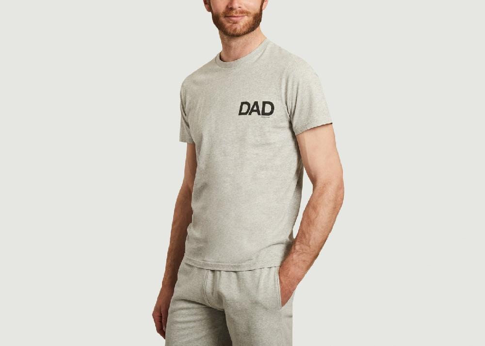 L'exception T Shirt Dad En Coton Biologique Gris Ron Dorff