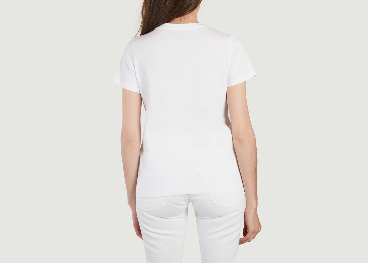L'exception T Shirt Denise Logotypé Denise Blanc APC Paris