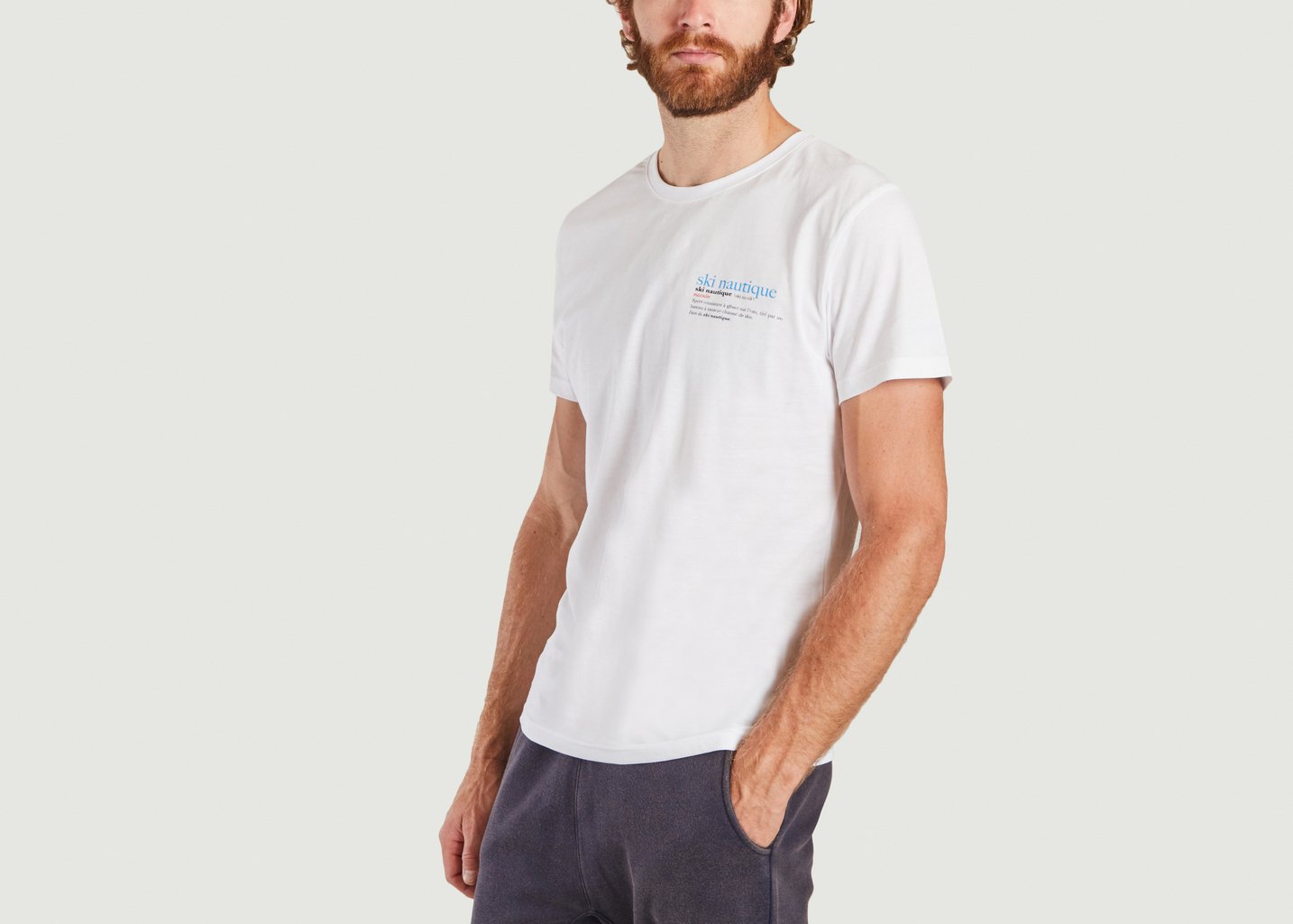 L'exception T Shirt Dictio Ski Nautique Blanc 1789 Cala
