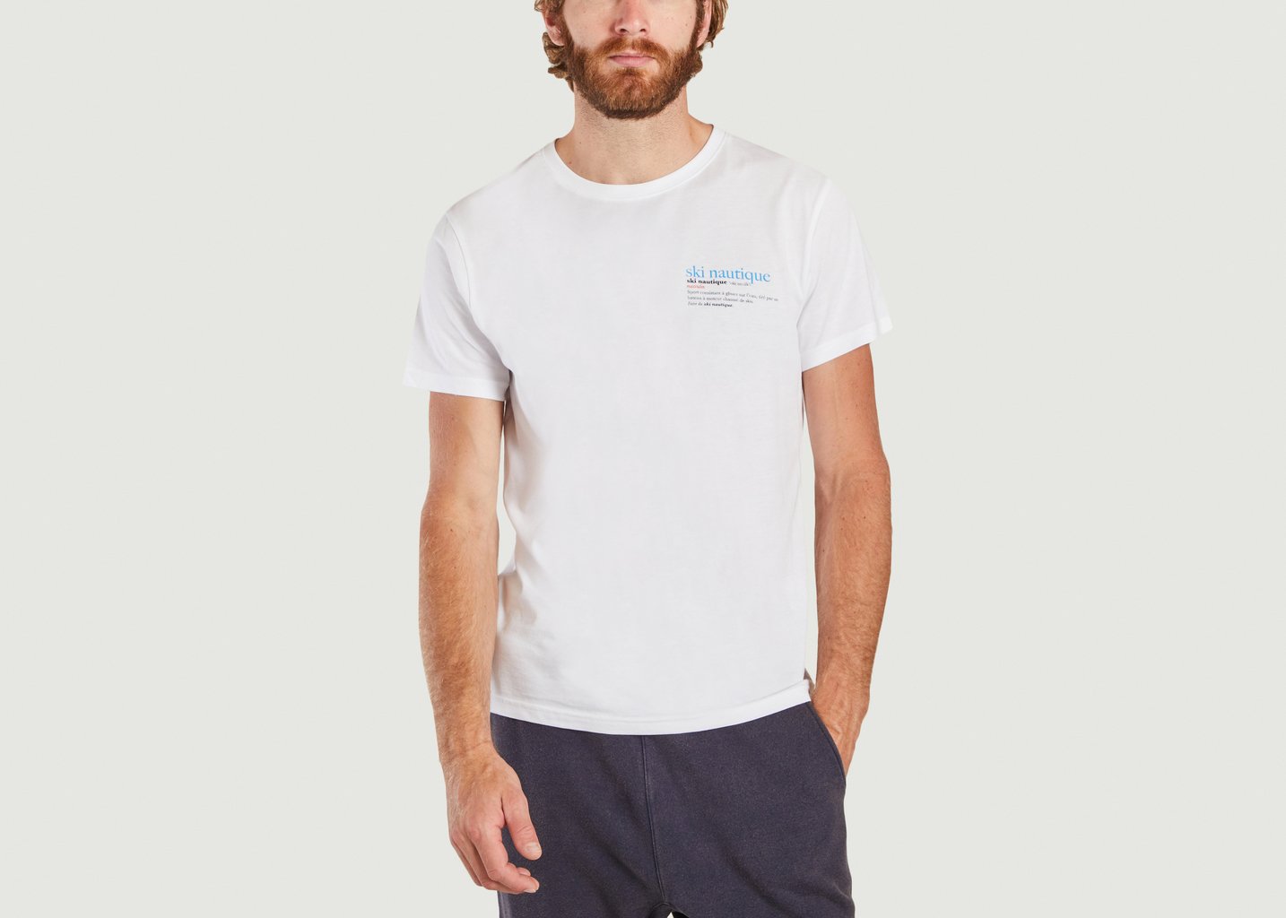 l'exception T shirt Dictio Ski Nautique Blanc 1789 Cala