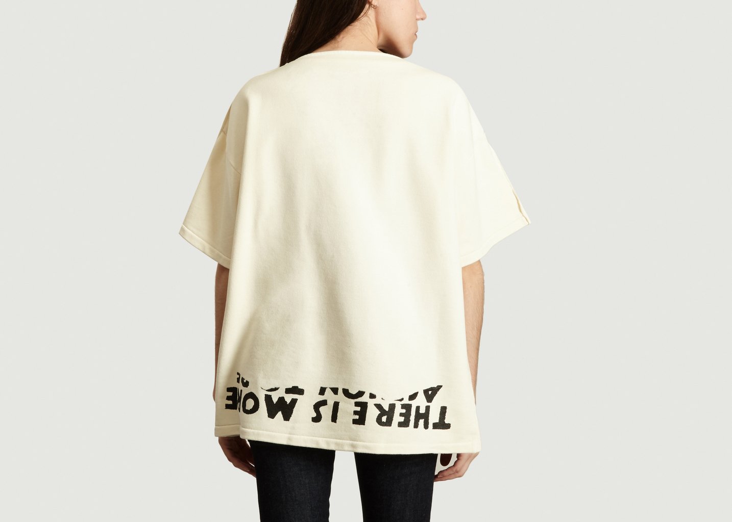 L'exception T Shirt Double Porté Blanc MM6 Maison Margiela