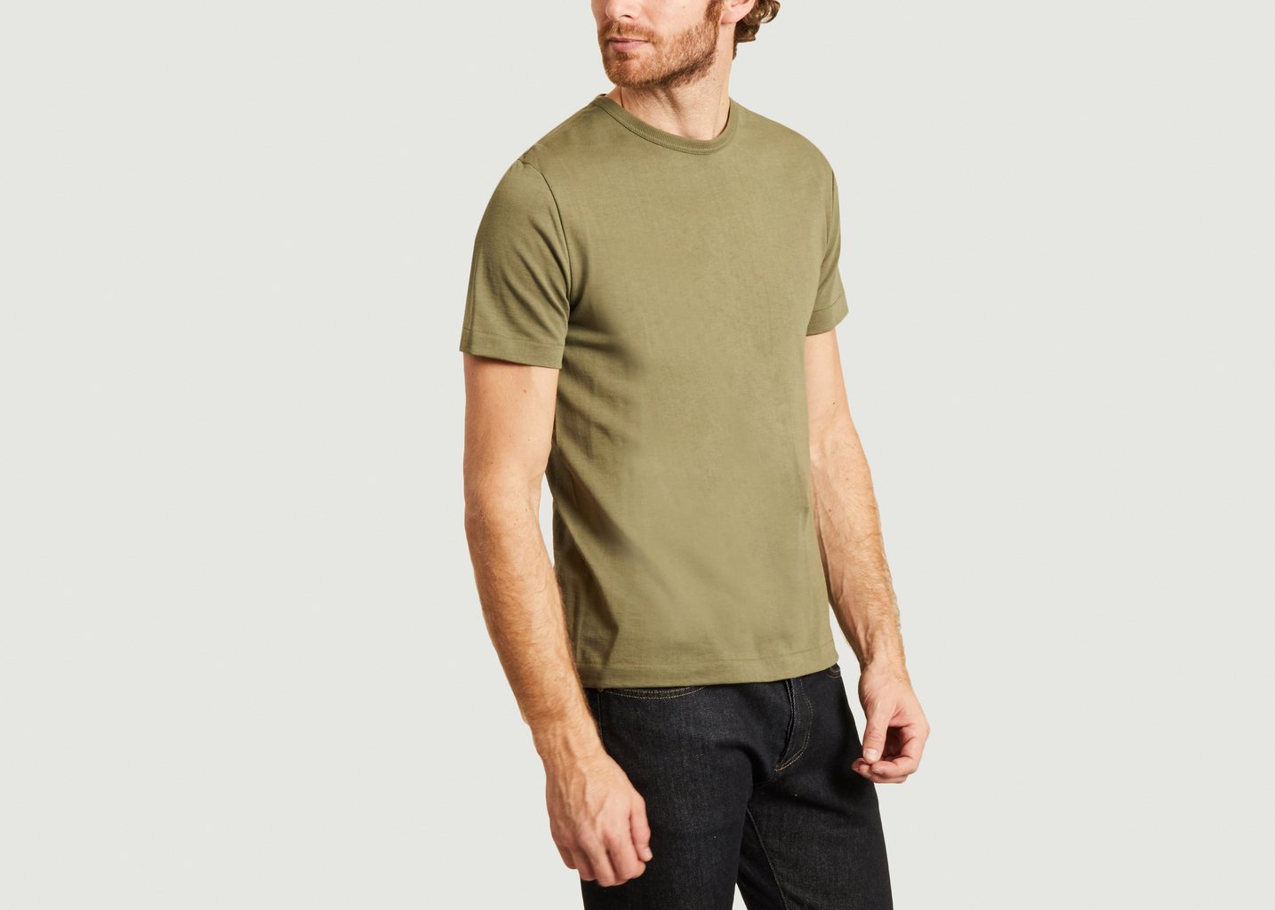 L'exception T Shirt En Coton Bio Originals 1940s Khaki Merz B Schwanen