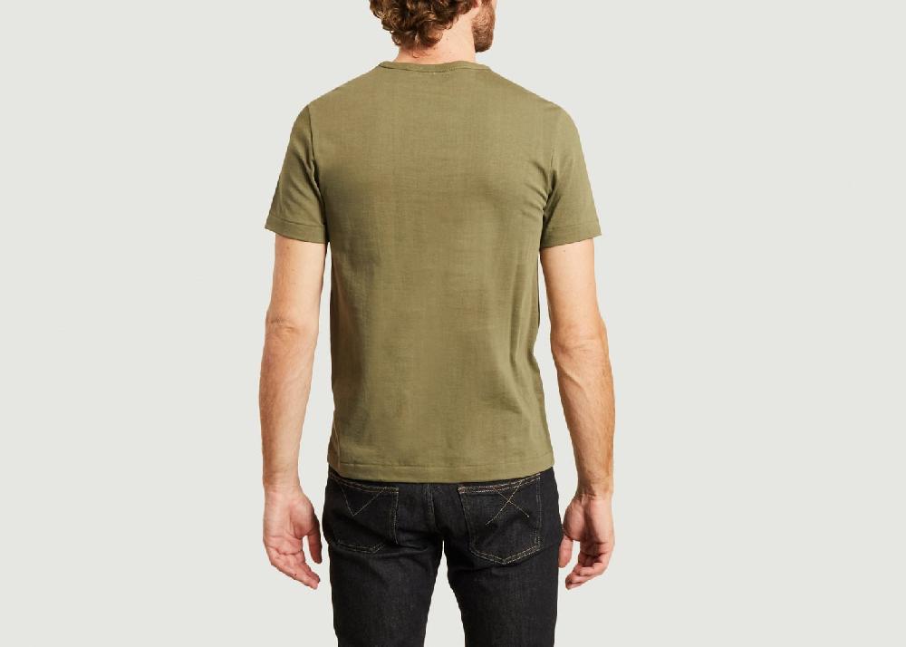 L'exception T Shirt En Coton Bio Originals 1940s Khaki Merz B Schwanen