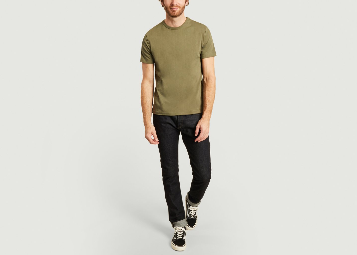 L'exception T Shirt En Coton Bio Originals 1940s Khaki Merz B Schwanen