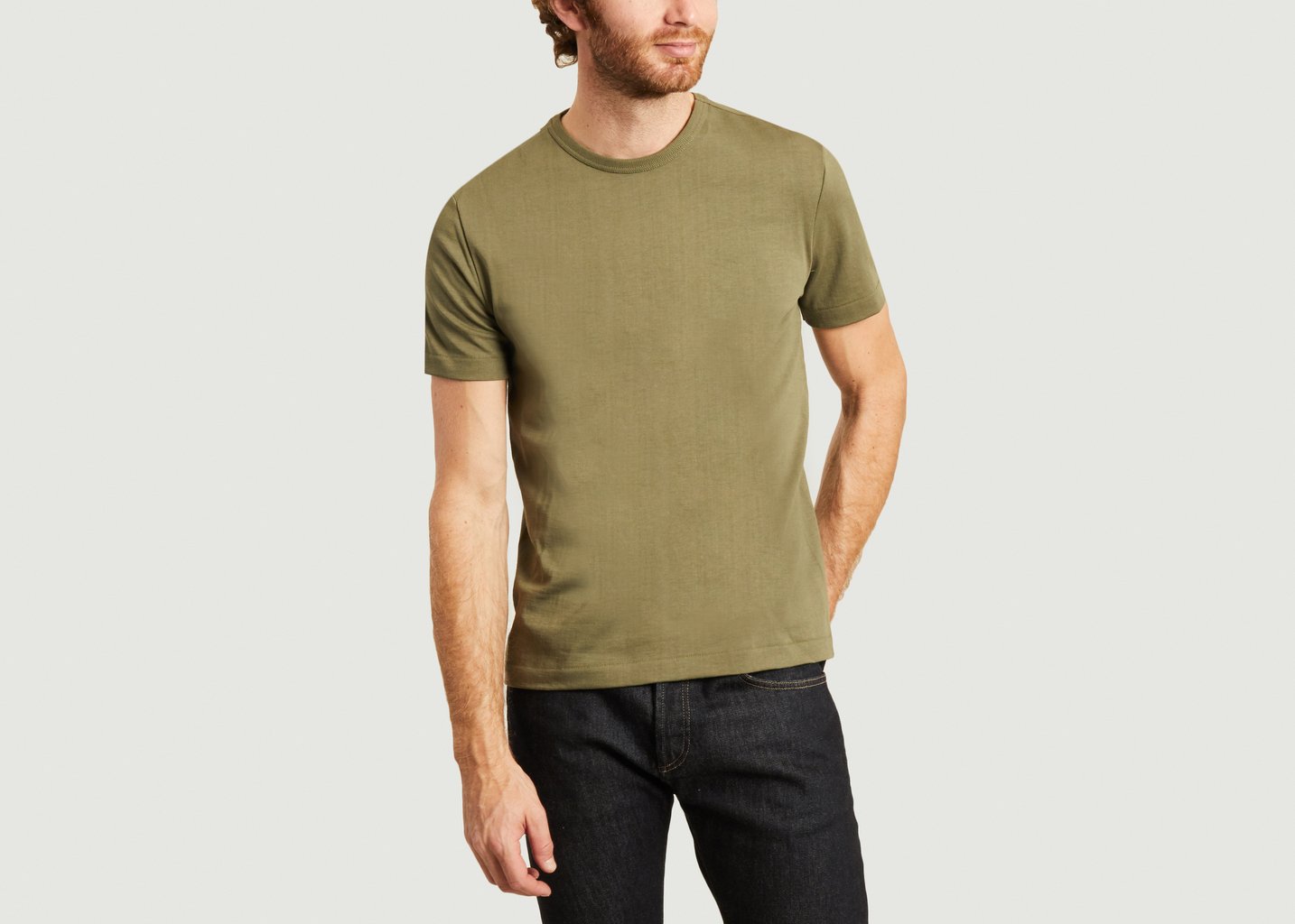 l'exception T shirt en coton bio Originals 1940s Khaki Merz b Schwanen