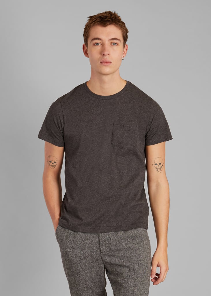 l'exception T shirt en coton biologique Anthracite L'Exception Paris
