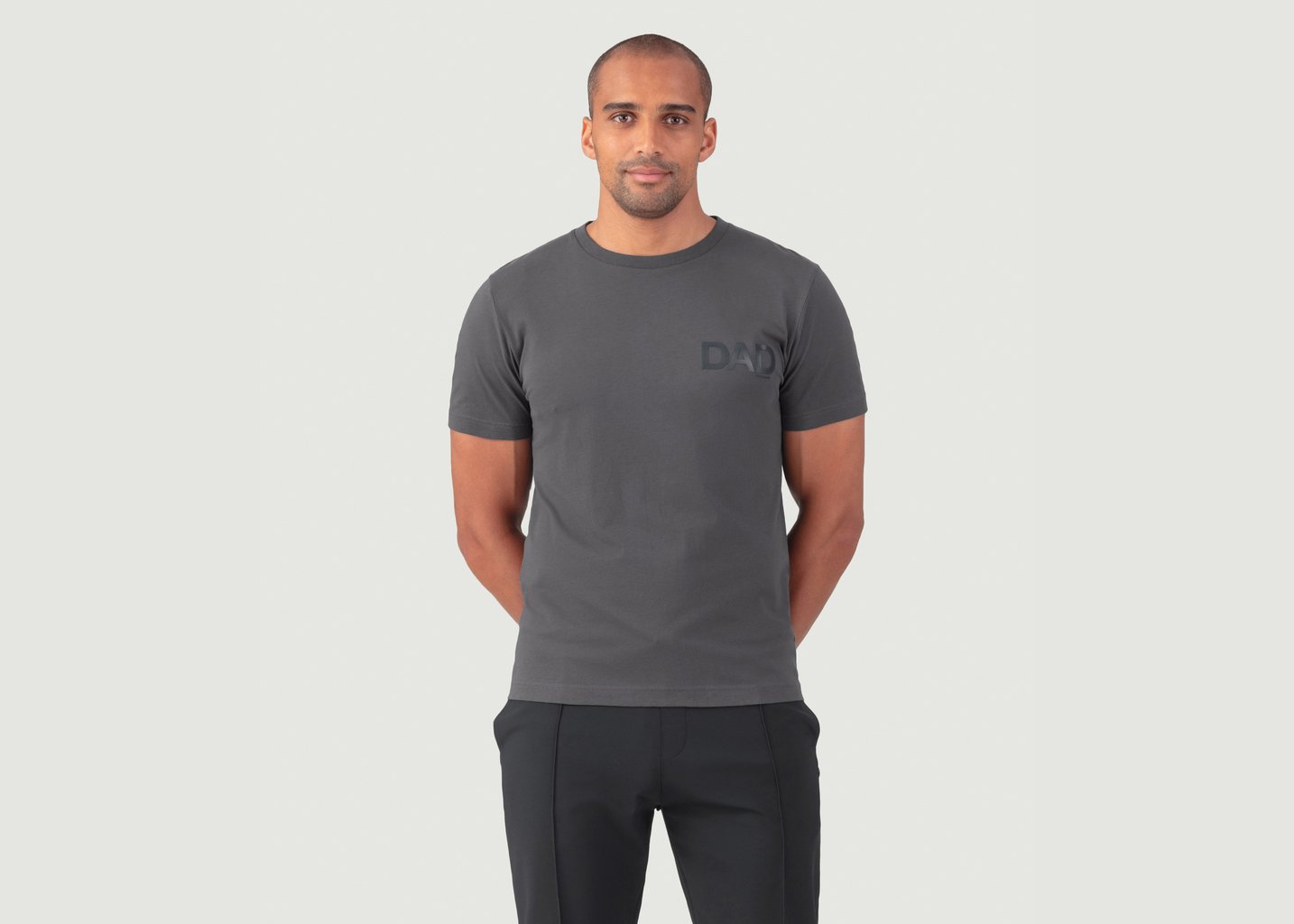 L'exception T Shirt En Coton Biologique Anthracite Ron Dorff