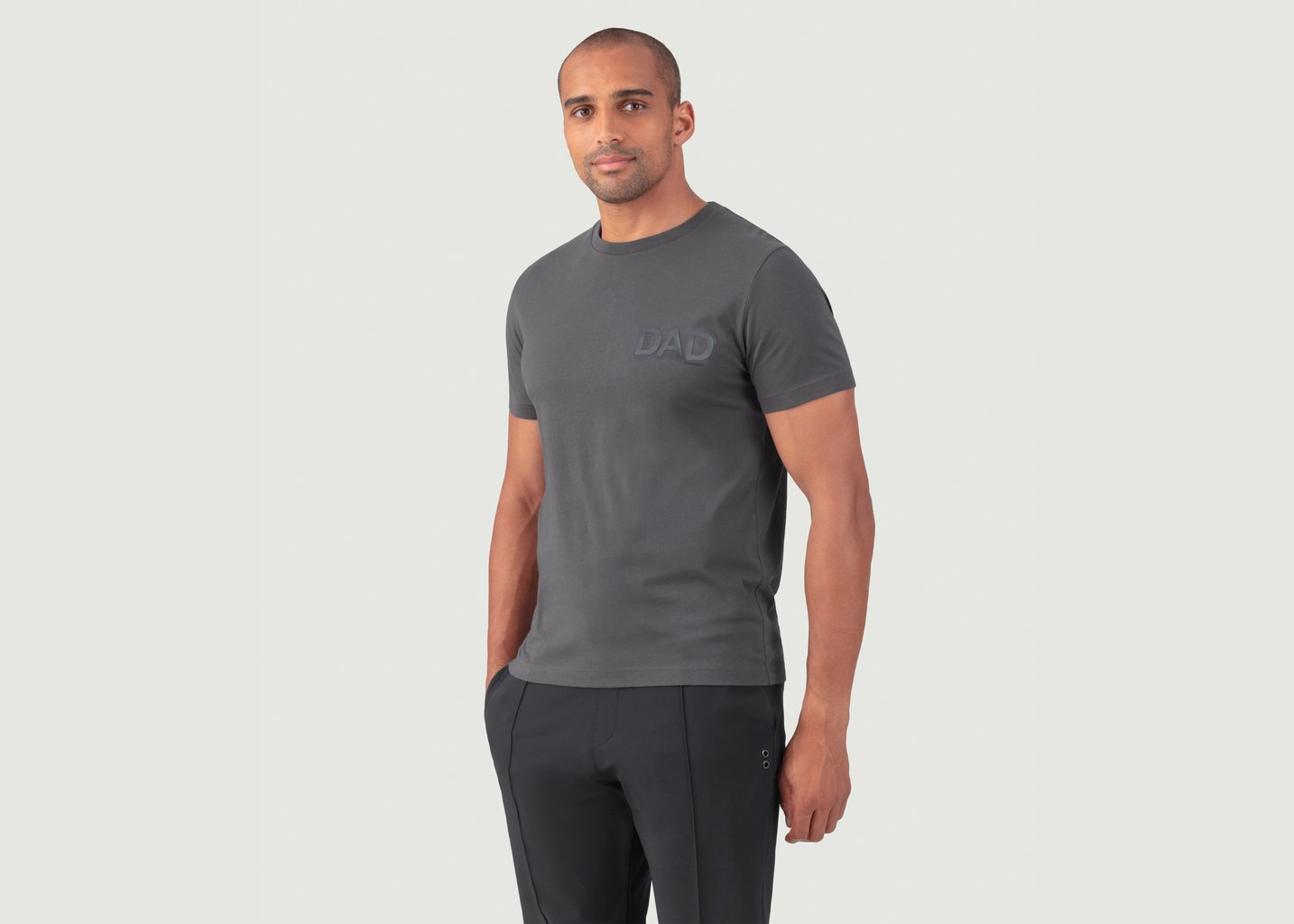L'exception T Shirt En Coton Biologique Anthracite Ron Dorff