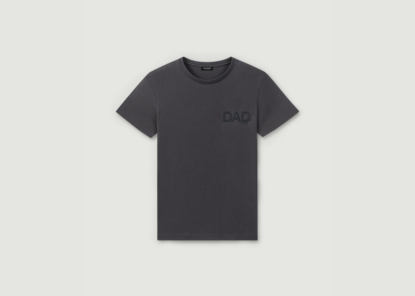 l'exception T Shirt En Coton Biologique Anthracite Ron Dorff