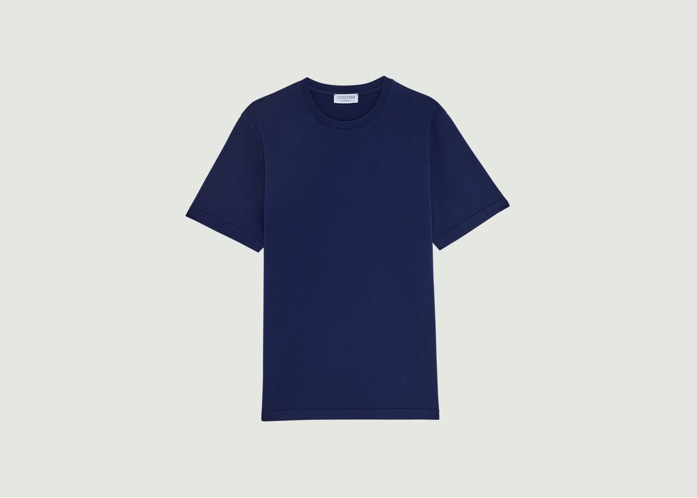 l'exception T shirt en coton biologique Bleu Marine L'Exception Paris