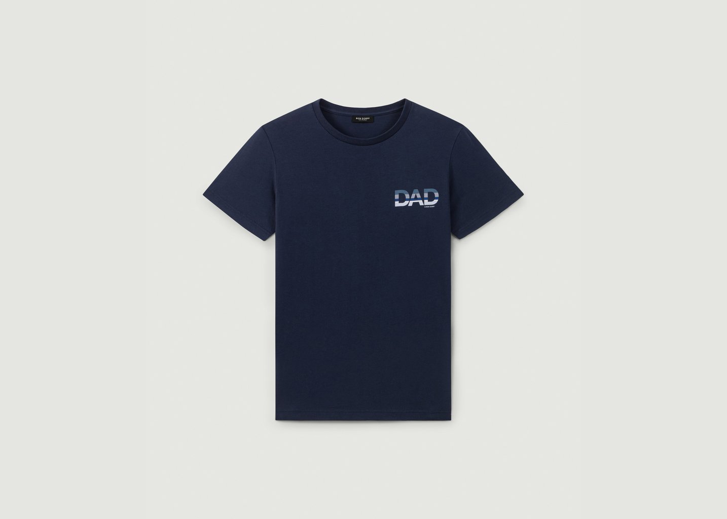 l'exception T Shirt En Coton Biologique Bleu Marine Ron Dorff