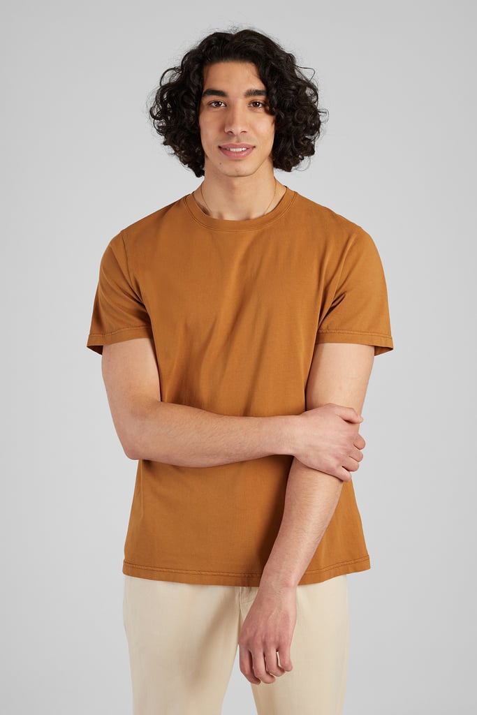 l'exception T shirt en coton biologique Caramel L'Exception Paris
