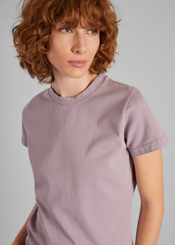 L'exception T Shirt En Coton Biologique épais Mauve L'Exception Paris